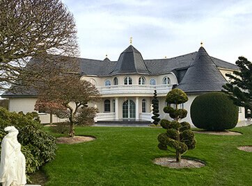 Schloss-Architektur, Palais-Royal Villa Schlüsselfertig und Energieeffizient