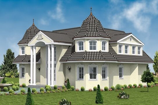 Stadvilla Musterhaus Grundriss